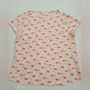 Kate Spade Flamingo Print Shirt Size 14